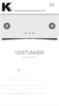 Mobile Screenshot of kuk-steuer.de