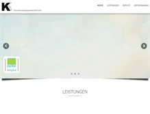 Tablet Screenshot of kuk-steuer.de